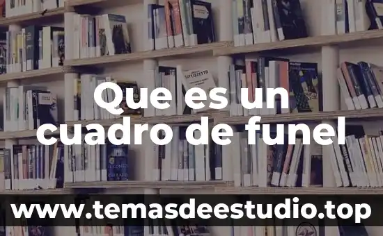Qué es el cuadro de operacionalización de la variable 6 Que es un cuadro de funel