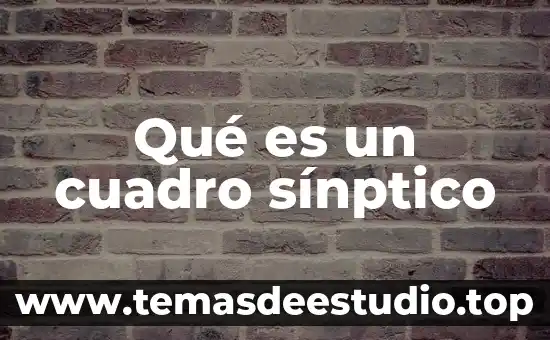 Que es un cuadro comparativo griego 5 Qué es un cuadro sínptico