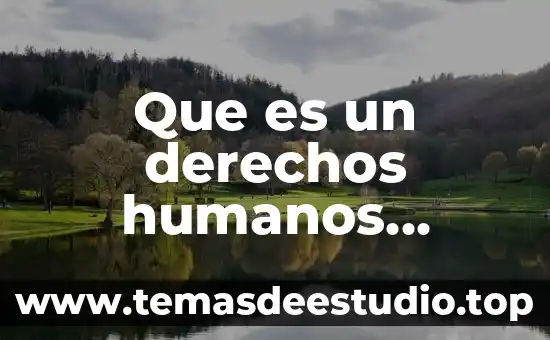 Que es un derechos humanos diapositivas