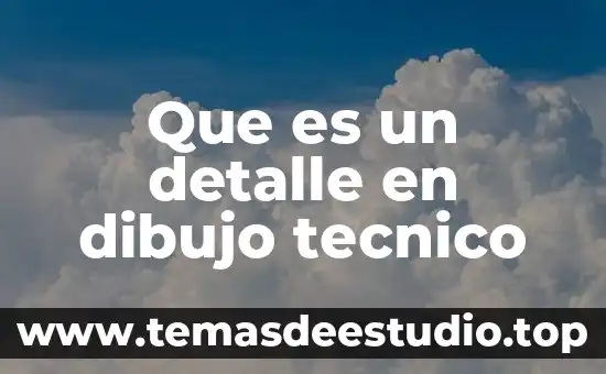 Que es un tecnico de software 4 Que es un detalle en dibujo tecnico
