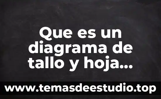 Qué es diagrama de tallo y hojas en matemáticas 4 Que es un diagrama de tallo y hoja yahoo