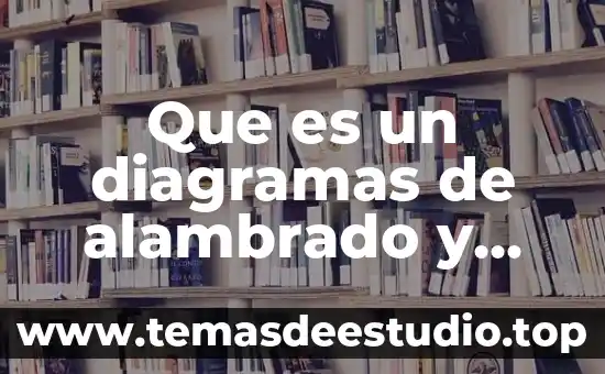 Que es un diagramas de alambrado y control