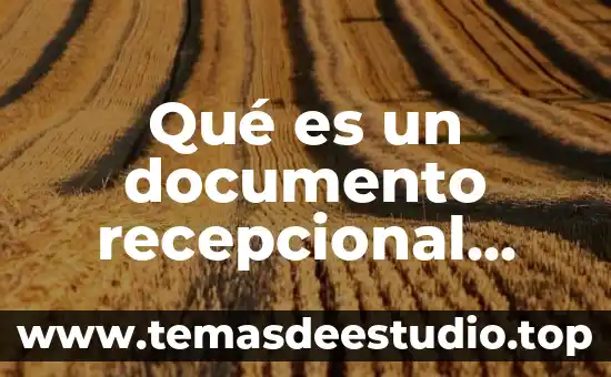 Que es documento nacional de identidad dni 4 Qué es un documento recepcional Yahoo