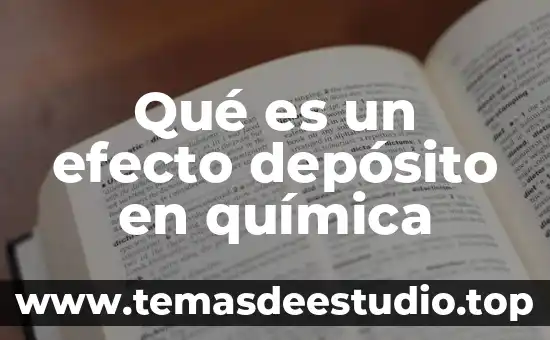 Que es figura en psicologia 3 Qué es un efecto depósito en química