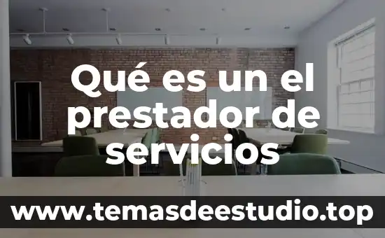 Que es una unidad productora de servicios de salud 3 Qué es un el prestador de servicios