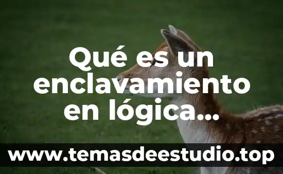 Qué es un enclavamiento en lógica cableada