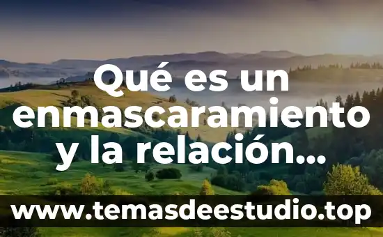 Qué es un enmascaramiento y la relación con la complejometría
