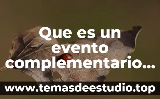 Qué es cultura moderna y ejemplo 7 Que es un evento complementario ejemplo