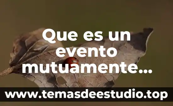 Qué es un argumento en funciones matemáticas 6 Que es un evento mutuamente excluyente en matemáticas
