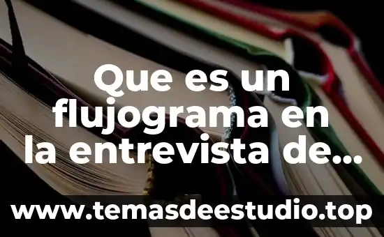Que es un flujograma en la entrevista de personal