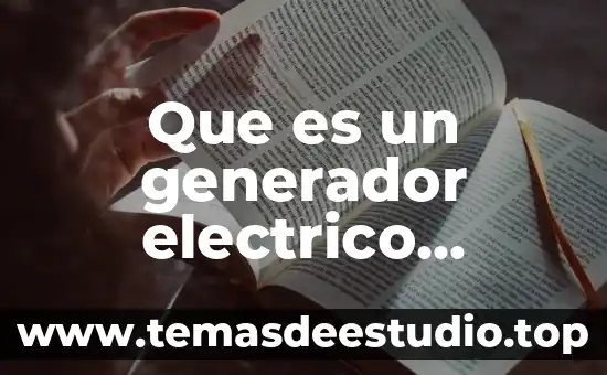 Que es el signo generador 5 Que es un generador electrico fotovoltaico