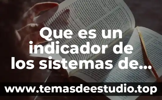 Qué es la simbología en los sistemas señaleticos 8 Que es un indicador de los sistemas de calidad