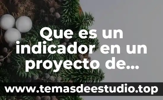 Qué es la planeación de valores 5 Que es un indicador en un proyecto de vida ejemplos