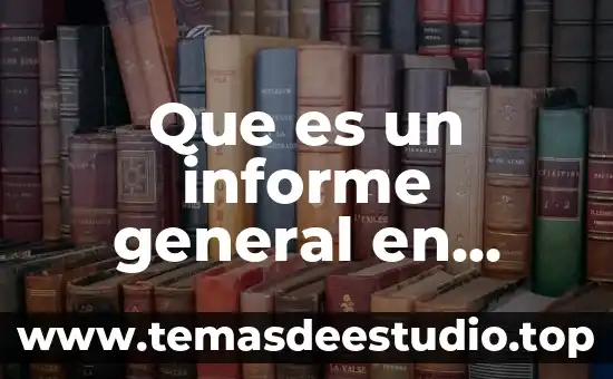 Que es un informe general en ubuntu