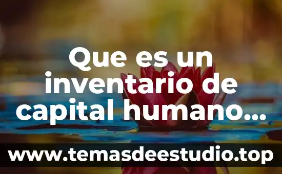 Que es el derecho humano al nombre 5 Que es un inventario de capital humano en libro