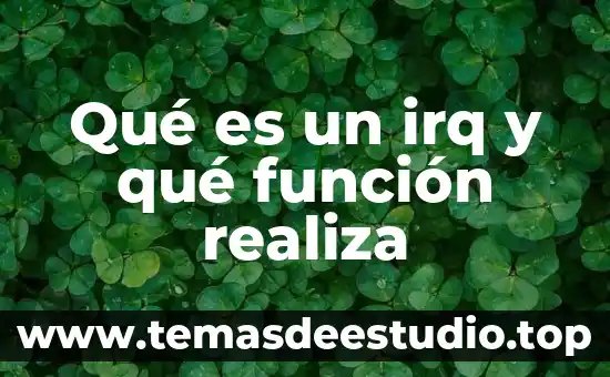 Que es transferencia de masa ejemplos 8 Qué es un irq y qué función realiza