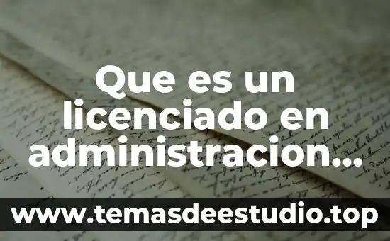 Que es costo de administracion 4 Que es un licenciado en administracion financiera