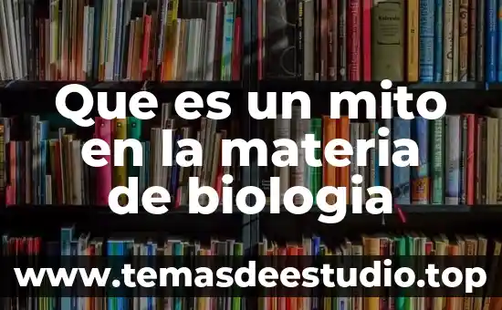 Biologia que es eco sufijo griego 5 Que es un mito en la materia de biologia