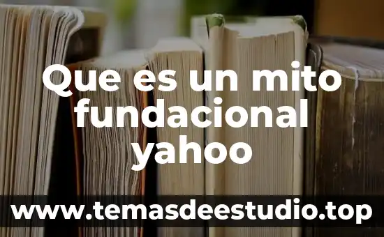 Que es una dieta acida yahoo 4 Que es un mito fundacional yahoo