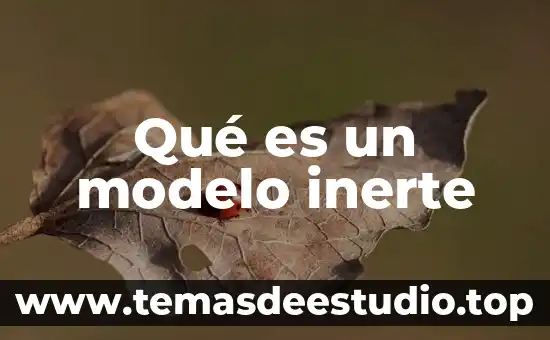 Que es un modelo de cálculo en arquitectura 7 Qué es un modelo inerte