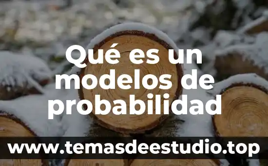 Qué es suministrada concepto 7 Qué es un modelos de probabilidad