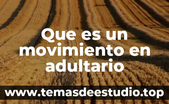 Que es el movimiento de la luna para niños 7 Que es un movimiento en adultario
