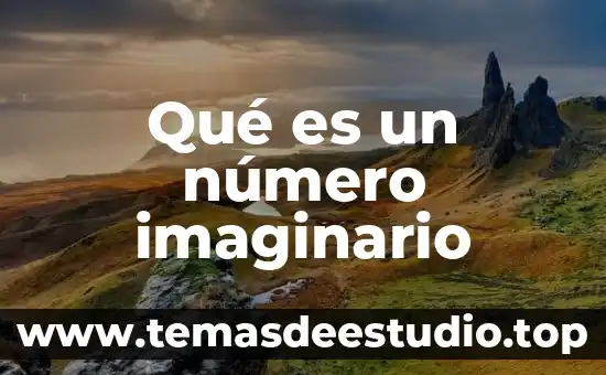 Que es el imaginario social psicologia 7 Qué es un número imaginario