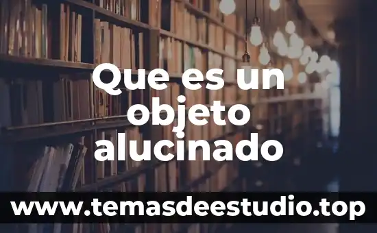 Qué es una figura y objeto 5 Que es un objeto alucinado