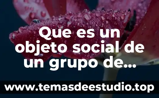 Que es un cambio de paradigma social 7 Que es un objeto social de un grupo de personas