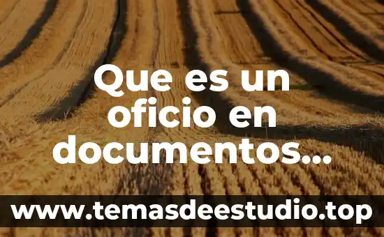 Que es flujo de documentos 4 Que es un oficio en documentos administrativos de guatemala
