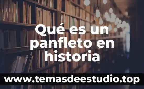 Que es una variante de una historia 7 Qué es un panfleto en historia