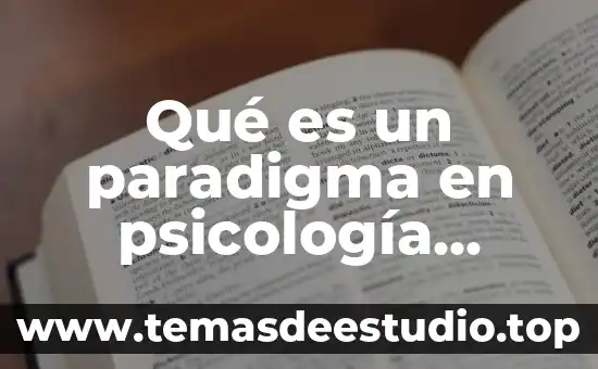 En psicología que es una interacción 4 Qué es un paradigma en psicología educativa