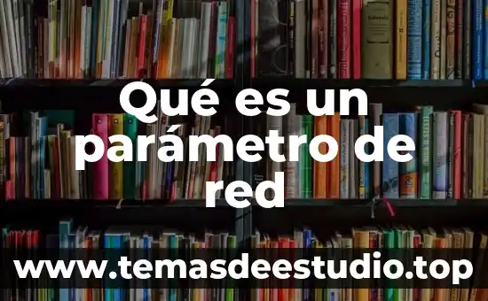Qué es una red de área local LAN 3 Qué es un parámetro de red