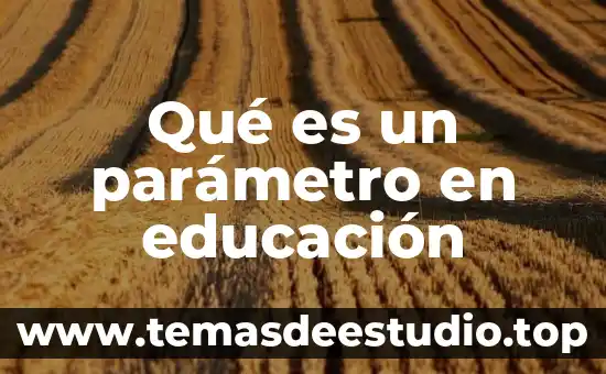 Que es representación gráfica de variable real 6 Qué es un parámetro en educación