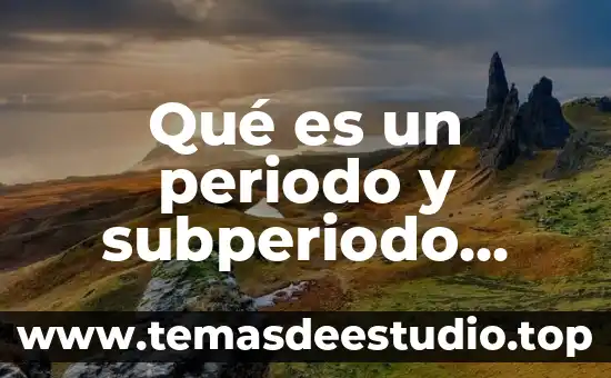 Que es periodo de inflamación 3 Qué es un periodo y subperiodo vegetativo