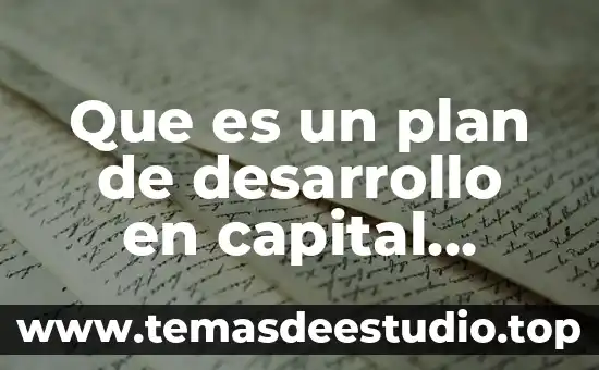 ¿Qué es el número de certificado de la fiel? 3 Que es un plan de desarrollo en capital humano