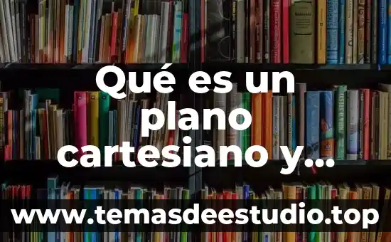Qué es un plano cartesiano y cuál es su función