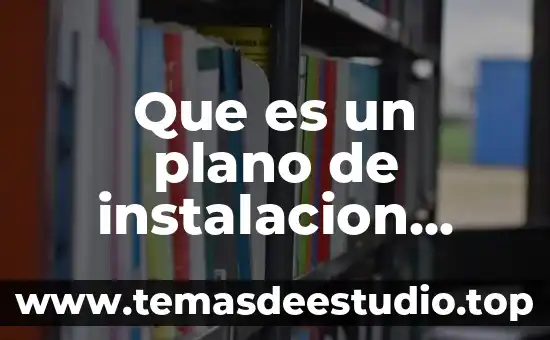Que es un plano de instalacion hidrosanitaria y gas