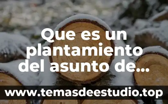 Que es la carta de afianzamiento 7 Que es un plantamiento del asunto de una carta