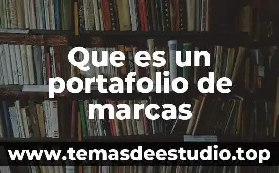 Que es la letra c al lado de las marcas 4 Que es un portafolio de marcas