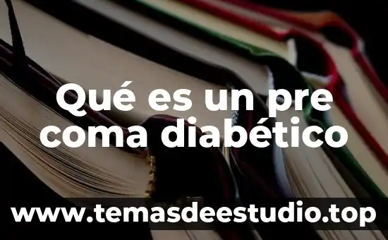 Que es el punto coma 4 Qué es un pre coma diabético