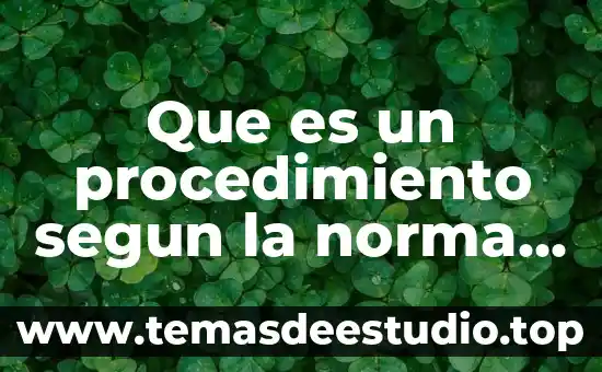 Qué es un controlador de documentos en las ISO 5 Que es un procedimiento segun la norma iso 9001 2008