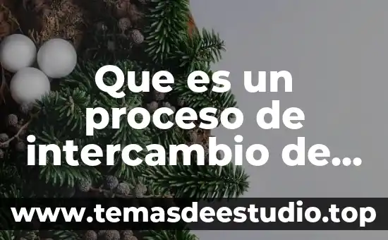 Que es un proceso de intercambio de energía y ejemplos