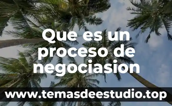 Que es el proceso isobarico 6 Que es un proceso de negociasion
