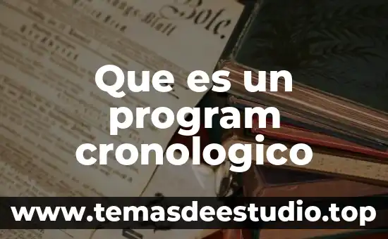 Corporate program manager que es 3 Que es un program cronologico