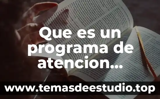 Que es el programa de pensamiento productivo 6 Que es un programa de atencion prehospitalaria