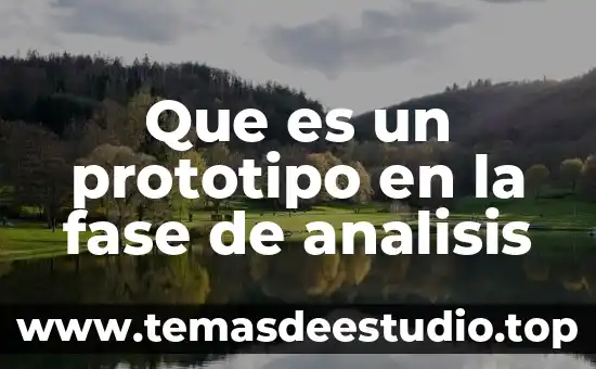 Marcos interpretativos de la cultura que es 6 Que es un prototipo en la fase de analisis