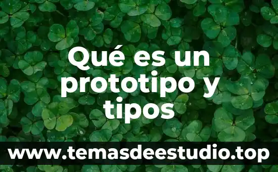 Que es un pronostico y sus tipos 7 Qué es un prototipo y tipos