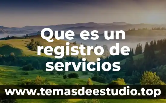 Que es una unidad productora de servicios de salud 8 Que es un registro de servicios