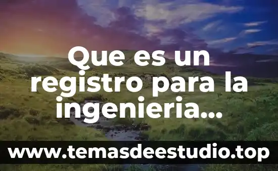 Qué es una fotoresistencia en electrónica 8 Que es un registro para la ingenieria electronica